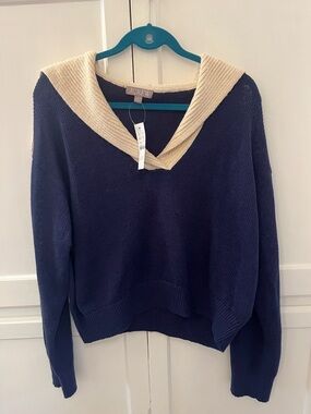 J. Crew Navy Sweater size large